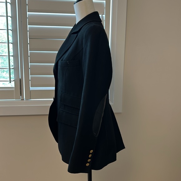 Smythe Dandy Linen Blazer Black size 10 - Picture 6 of 15